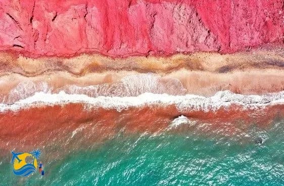 ساحل سرخ قشم: شگفتی بی‌نظیر خلیج فارس